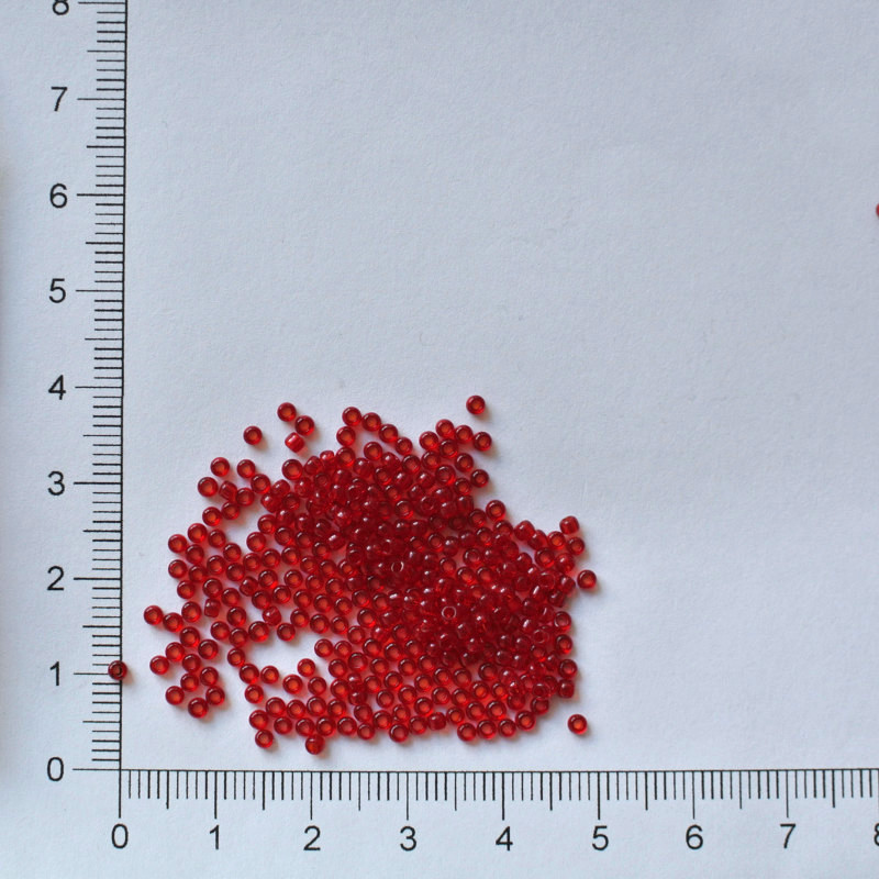 Toho 11/0 Transparent Ruby 10g