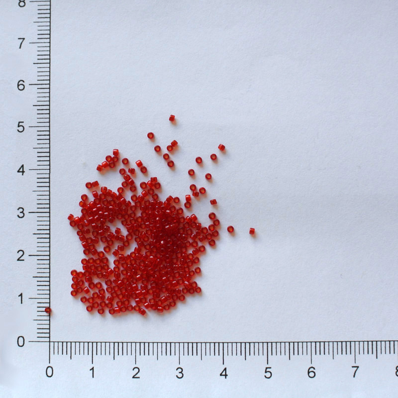 Toho 15/0 Transp. Ruby 5g