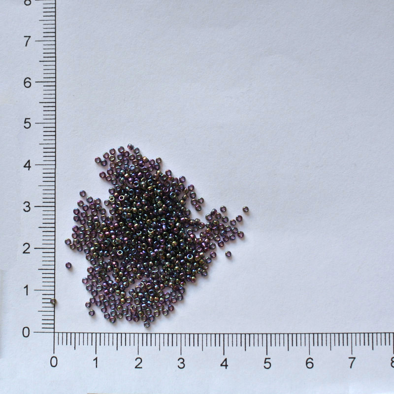Toho 15/0 Transparent-Rainbow Amethyst 5g