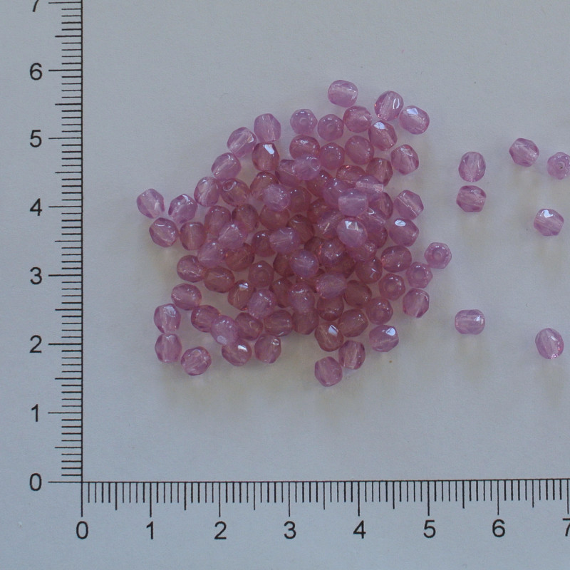 Skleněné ohňovky 4 mm růžové (100ks)