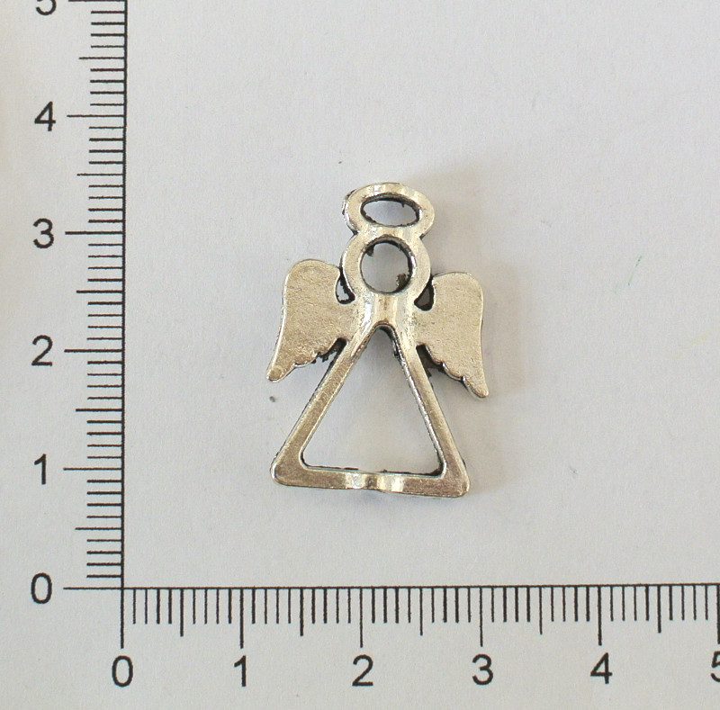 Anděl 25x20 mm starostříbro (1ks)