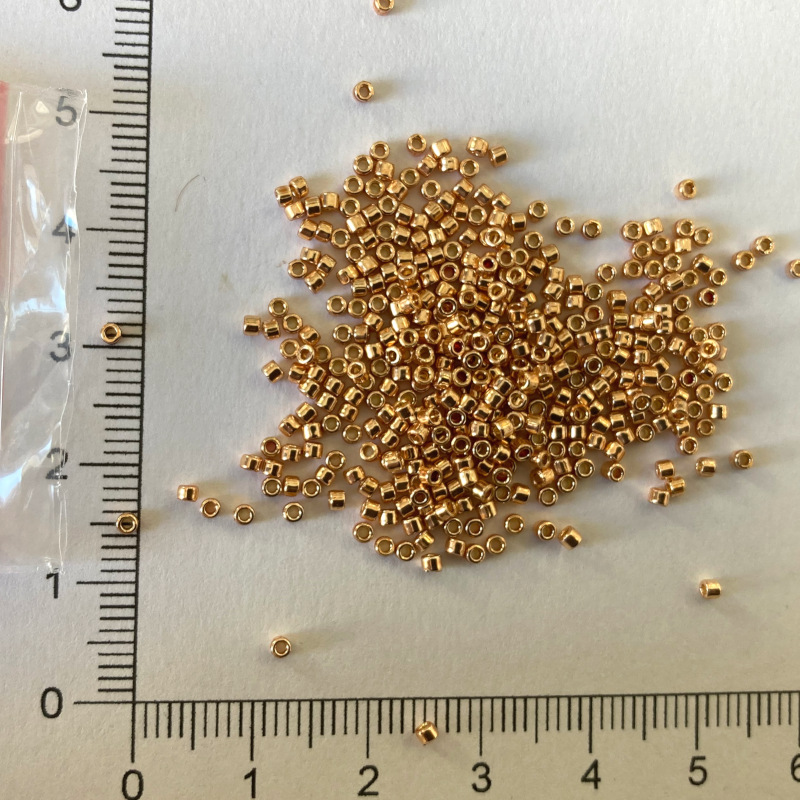 Toho Treasure 11/0 PF Galvanized Rose Gold 3g
