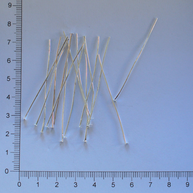 Kovový nýt 50mm stříbrný (25ks)