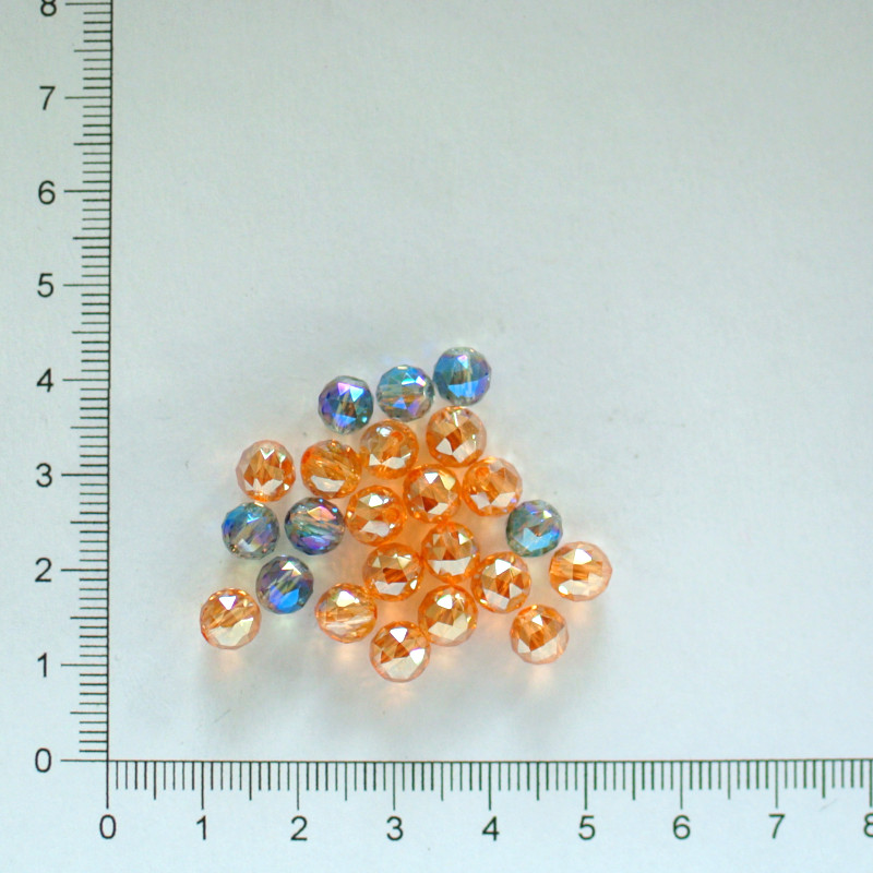 Křišťál aura 6mm
