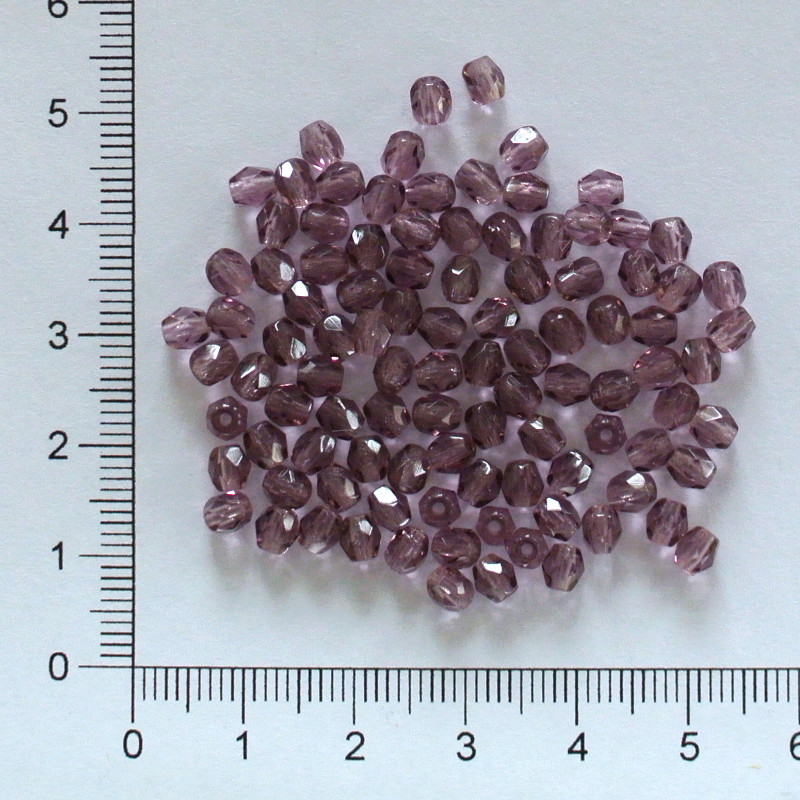 Skleněné ohňovky 4mm fialová (100ks)