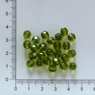 Skleněné ohňovky 6mm olivově zelená (25ks)