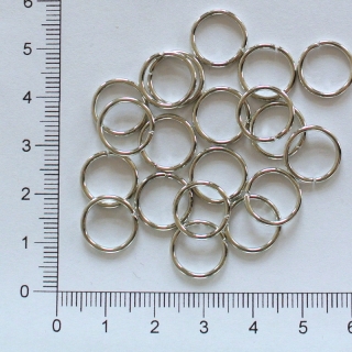 Kroužky 12mm - platina (20ks)