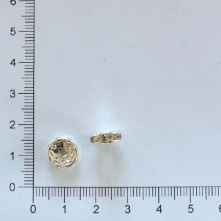 Rondelka 10mm - stříbrný kov (1ks)