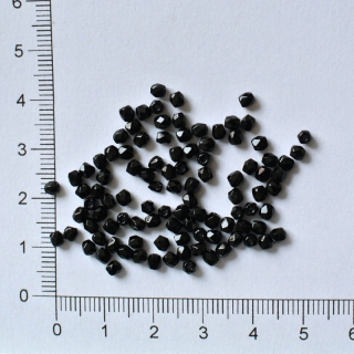 Skleněné ohňovky 3mm černá (100ks)