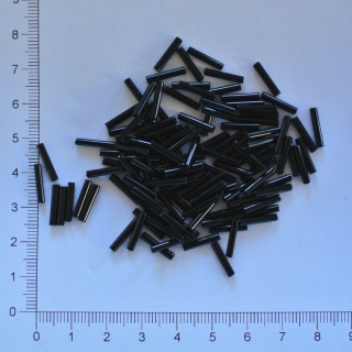 Skleněné tyčky 10mm černá (10g)
