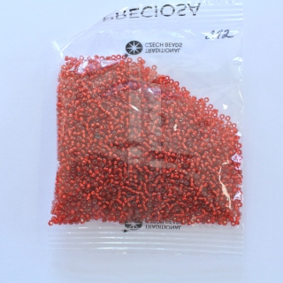 Rokajl červený světlý s průtahem 10/0