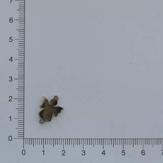 Anděl 2 očka 16x12 mm 304