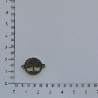Strom života 2 očka 15x20 mm 304