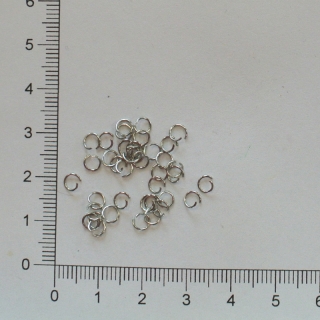Kroužky 316L 4mm tl. 0,5 mm (20ks)