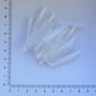 Skleněné tyčky 30mm čirá (10g)
