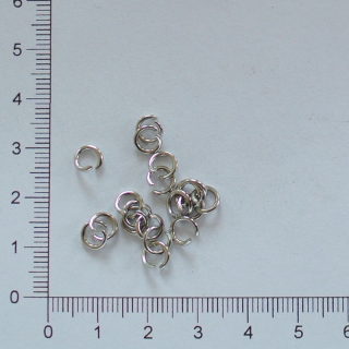 Kroužky 316L 6mm tl. 1mm (20ks)