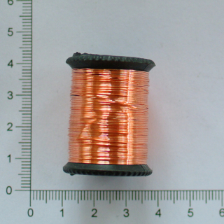 Dekorační měděný lakovaný drát měděná 0,3mm (návin 8m)