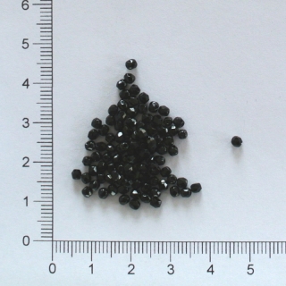 Skleněné ohňovky 2mm černé (100ks)